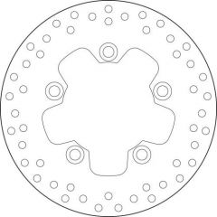 Brembo Serie Oro Fixed Remschijf 68B40726