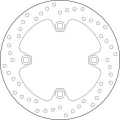 Brembo Serie Oro Fixed Remschijf 68B40740