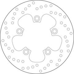 Brembo Serie Oro Fixed Remschijf 68B40744