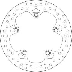 Brembo Serie Oro Fixed Remschijf 68B407G9