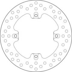 Brembo Serie Oro Fixed Remschijf 68B407J2