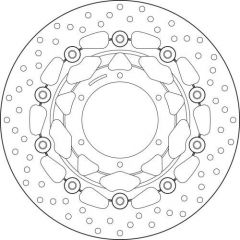 Brembo Serie Oro Floating Remschijf 78B40823