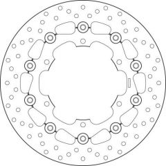 Brembo Serie Oro Floating Remschijf 78B40830