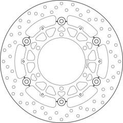 Brembo Serie Oro Floating Remschijf 78B40846