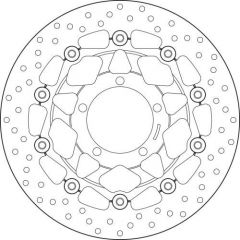 Brembo Serie Oro Floating Remschijf 78B40862