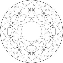 Brembo Serie Oro Floating Remschijf 78B40863