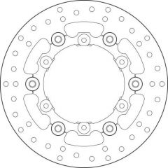 Brembo Serie Oro Floating Remschijf 78B408A9