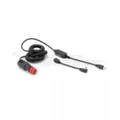 SW-Motech 12v Adapter Kabel Met Plug Naar Mini Usb (100 Cm)