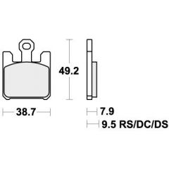 SBS Remblokken Street HS Sinter (voor) 788HS