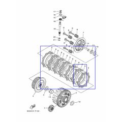 Yamaha stalen plaat koppeling YZF-R3 15>