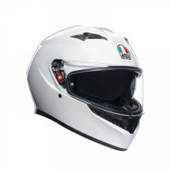 AGV K3 Mono Seta White Motorhelm