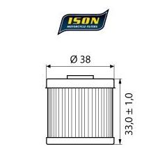 Ison Motorfiets Oliefilter 116