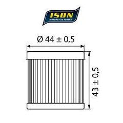 Ison Motorfiets Oliefilter 139