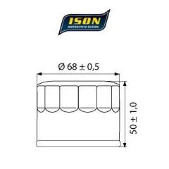 Ison Motorfiets Oliefilter 147