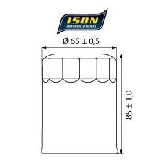 Ison Motorfiets Oliefilter 148