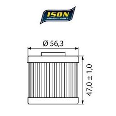 Ison Motorfiets Oliefilter 151