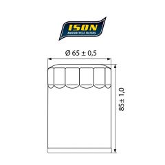 ISON olie filter 198