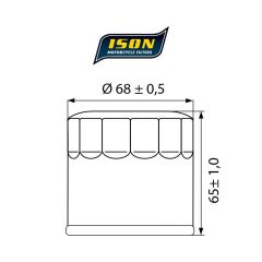 ISON olie filter 553