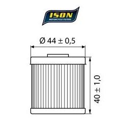 ISON olie filter 566