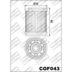 Champion Oliefilter Yamaha TT350 / TW125 / Xt125-350 / YFM250 COF043