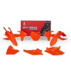 PLASTICS KIT 6 PCS W/AIRBOX KTM ORANGE