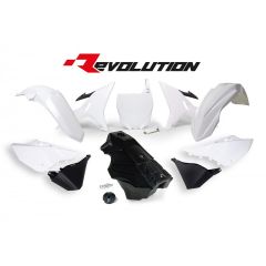 PLASTICS KIT REVOLUTION YAMAHA WHITE