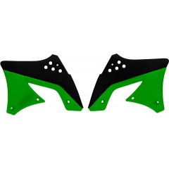 RADIATOR SCOOPS KAWASAKI BLACK-GREEN (OE)