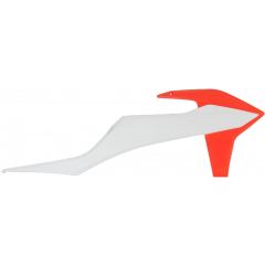 RADIATOR SCOOPS KTM WHITE-K ORANGE (OE)