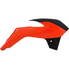 RADIATOR SCOOPS KTM ORANGE-BLACK (OE)