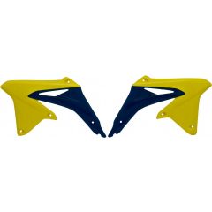 RADIATOR SCOOPS SUZUKI YELLOW-BLUE (OE)