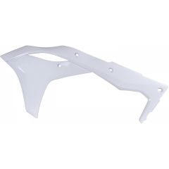 RADIATOR SCOOPS KAWASAKI WHITE