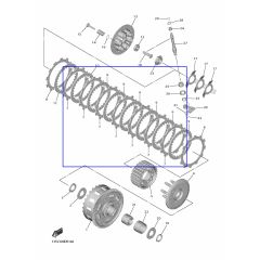 Yamaha frictieplaat koppeling YZF-R6 06>