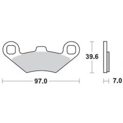 Moto master Remblokken SINTER RACING