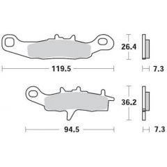 Moto master Remblokken SINTER RACING GP