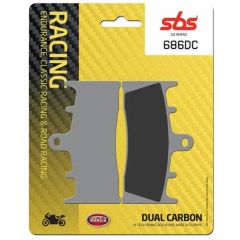 SBS Remblokken Racing DC Dual Carbon (voor) 686DC