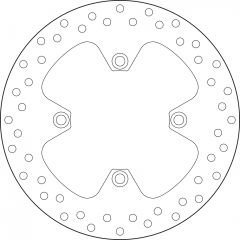 Brembo Serie Oro Fixed Remschijf 68B407A4