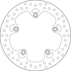 Brembo Serie Oro Fixed Remschijf 68B407G9