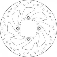 Brembo Serie Oro Fixed Remschijf 68B407H2