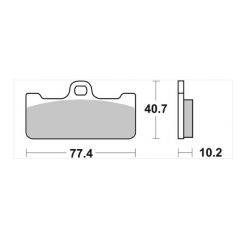 SBS Remblokken Racing DS-2 Dual Sinter (voor) 711DS-2