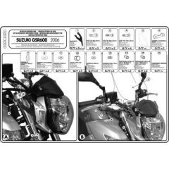 Givi A167A Windscherm montage kit voor 245N