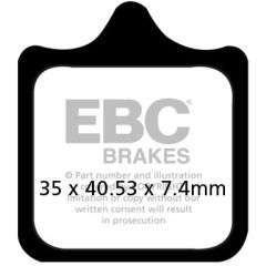 EBC EPFA Extreme Pro Gesinterde Remblokken EPFA322/4HH (Voor)