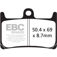 EBC EPFA Extreme Pro Gesinterde Remblokken EPFA380HH (Voor)