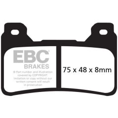 EBC EPFA Extreme Pro Gesinterde Remblokken EPFA390HH (Voor)