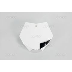 UFO FRONT NUMBER PLATE KTM WHITE 047 KT03093047