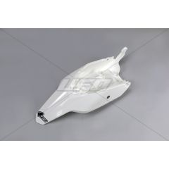 UFO REAR FENDER W/SIDE PANELS KTM WHITE 047 KT04010047