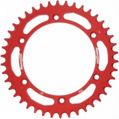 Supersprox Aluminium achtertandwiel 42T, RED, 520