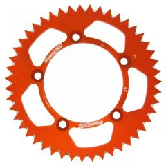 Supersprox Aluminium achtertandwiel 47T, ORANGE, 420