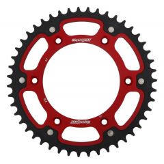 Supersprox Stealth Alu/Staal achtertandwiel 47T, RED, 520