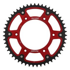 Supersprox Stealth Alu/Staal achtertandwiel 51T, RED, 520