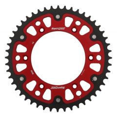 Supersprox Stealth Alu/Staal achtertandwiel 48T, RED, 520